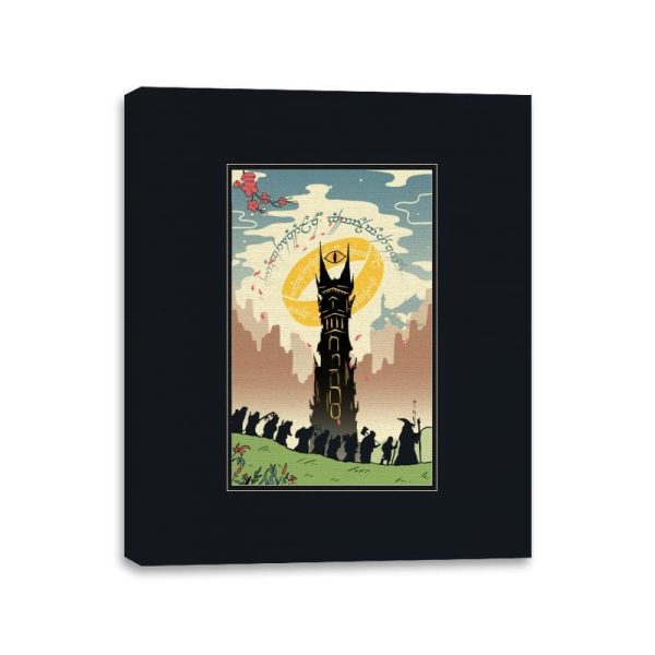 Lonely Mountains Adventure Ukiyo E - Canvas Wraps on Sale - Image 2