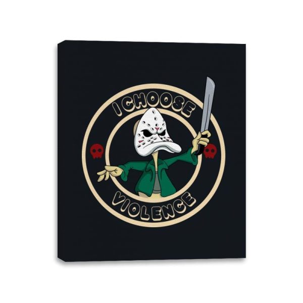 I Choose Violence - Canvas Wraps Online now - Image 2