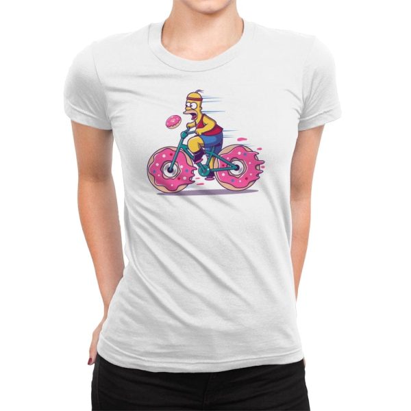 Donut Biking - Womens Premium Online Hot Sale - Image 3