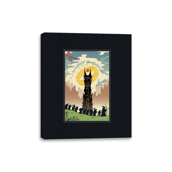 Lonely Mountains Adventure Ukiyo E - Canvas Wraps on Sale
