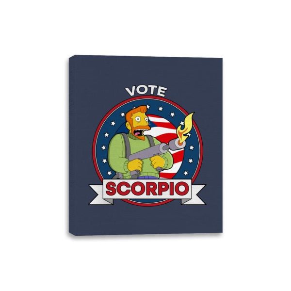 Vote Scorpio - Canvas Wraps For Cheap
