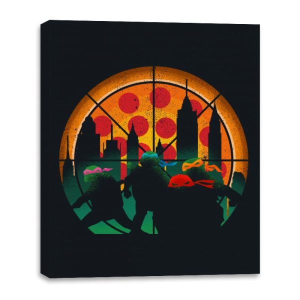 TMNT - Slices of City Adventure - Canvas Wraps Cheap - Image 3