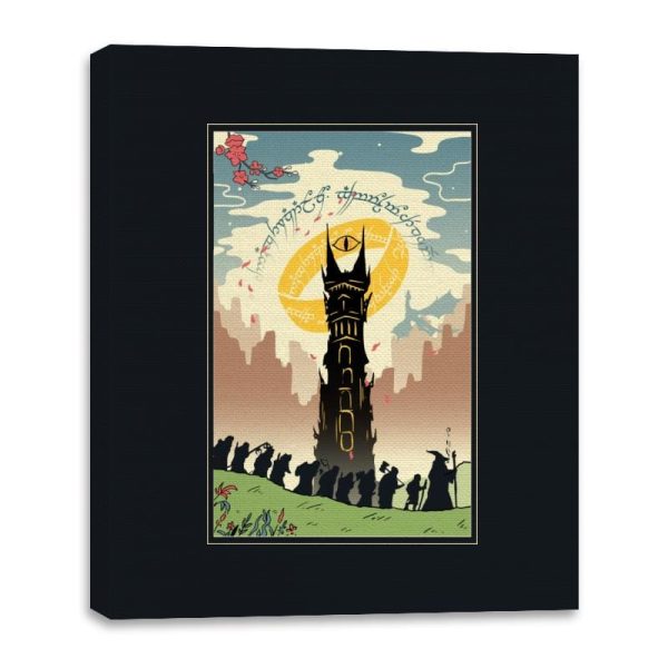 Lonely Mountains Adventure Ukiyo E - Canvas Wraps on Sale - Image 3