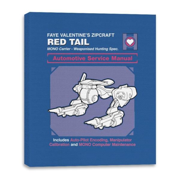 Red Tail Service Manual - Canvas Wraps Fashion - Image 3