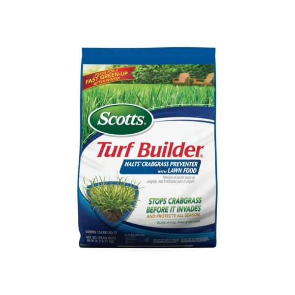 Scotts Turf Builder Halts Crabgrass Preventer (15,000 sq. ft., 40.05 lb) For Discount