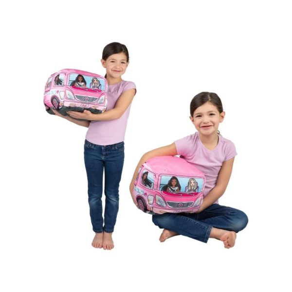 Barbie Camper Kids Bedding Super Soft Plush Cuddle Pillow Buddy For Cheap
