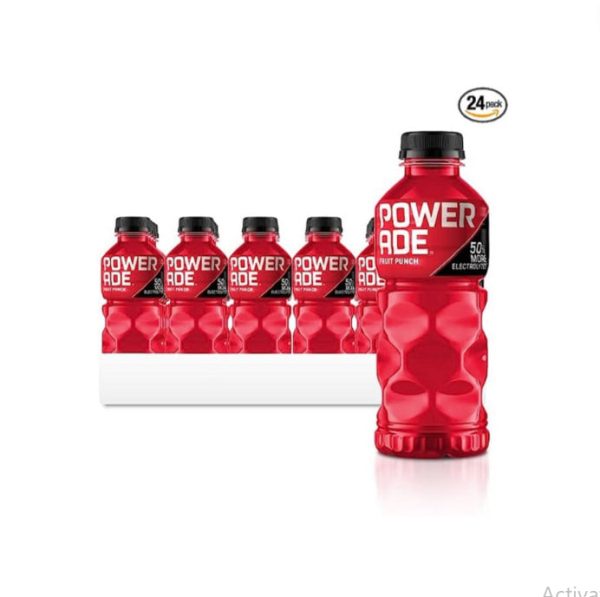 24-Pack POWERADE Sports Drink Fruit Punch, 20 Oz Hot on Sale