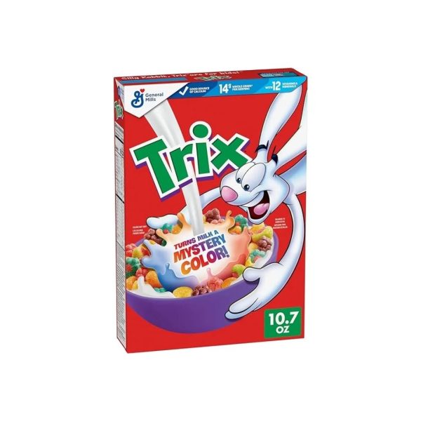 2 Boxes Of 10.7oz Trix Fruity Breakfast Cereal Online Sale