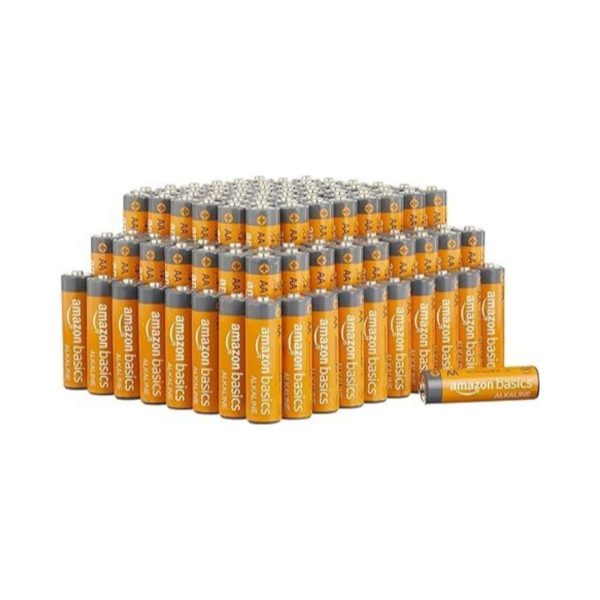 100-Pack Amazon Basics AA Alkaline High-Performance Batteries Hot on Sale
