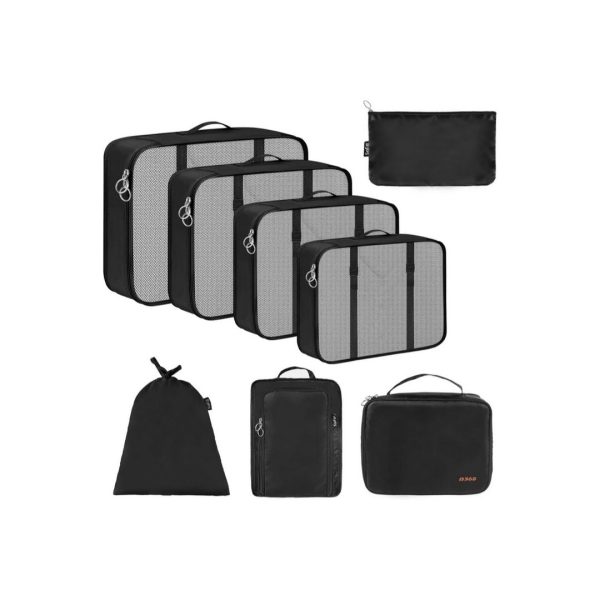 8 Set Travel Packing Cubes Fashion