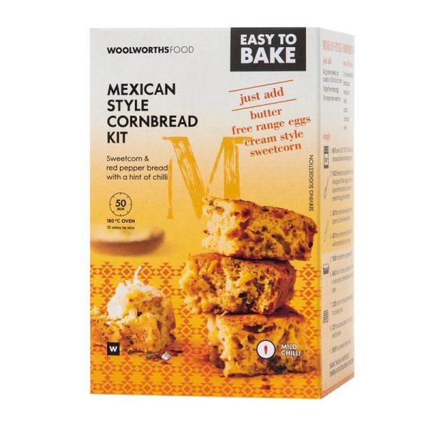 Woolworths Easy To Bake Mexican Style Cornbread Kit 240g For Sale